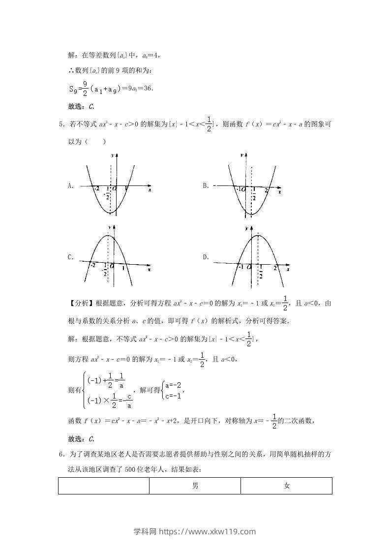 图片[2]-2020-2021年北京市昌平区高二数学下学期期末试题及答案(Word版)-知途学科网